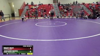 157 lbs Cons. Round 3 - Brady Dean, Waterloo West vs Germaine Ngoma, Xavier, Cedar Rapids