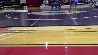145 lbs Cons. Round 3 - Cathia Timas, Allen vs Jamya Hill, Allen