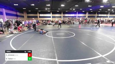 106 lbs Quarterfinal - Chase Jimenez, Grant County Elite vs Ry Talbot, Aniciete Traning Club