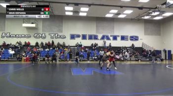 197 lbs Quarterfinal - Zeus Esparza, Chabot College vs Chris Wells, Lassen College