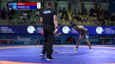 71 kg 1/8 Final - Yahia Eliwa, Egypt vs Kawayran Vazquez, Purto Rico