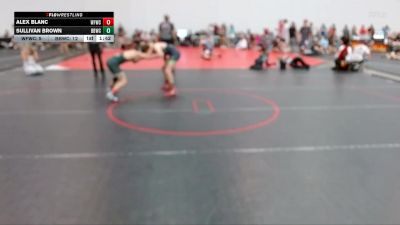 126 lbs Round 4 (6 Team) - Sullivan Brown, Bulloch Bandits Wrestling Club vs Alex Blanc, West Forsyth Wrestling Club