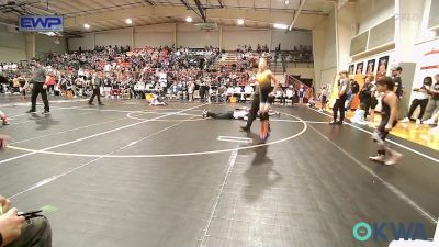 67 lbs Consi Of 8 #2 - Zeke Johnston, Dark Cloud Wrestling Club vs Jack Cisneros, Skiatook Youth Wrestling