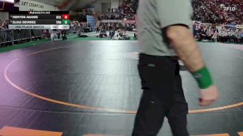 3A 190 lbs 3rd Place Match - Kenyon Adams, Declo vs Elias DeVries, Tri-Valley