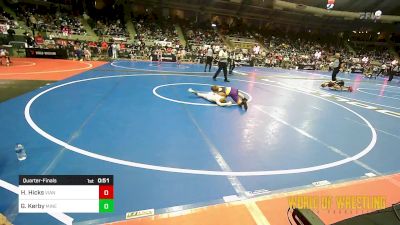 Quarterfinal - Harbor Hicks, Vian Wrestling Club vs Griffin Kerby, Mineral Wells Bulldawgs