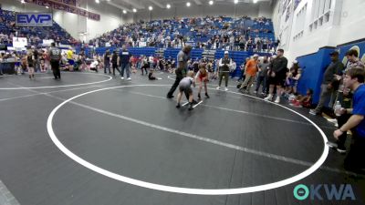 64 lbs Round Of 16 - Heaven Brooks, Cowboy Wrestling Club vs Maddox Perry, Choctaw Ironman Youth Wrestling