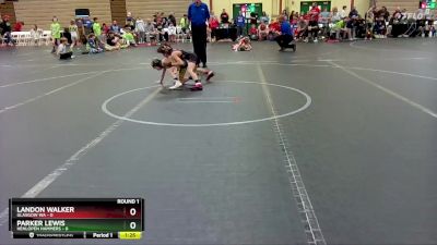 60 lbs Round 1 (6 Team) - Landon Walker, Glasgow WA vs Parker Lewis, Henlopen Hammers