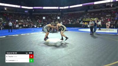 215 lbs Consi Of 32 #2 - Bradley Taylor, Stockdale vs Grady Lawson, El Dorado (SS)