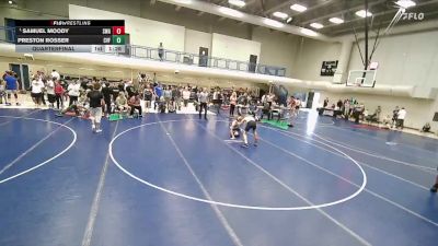 132 lbs Quarterfinal - Samuel Moody, Sanderson Wrestling Academy vs Preston Rosser, Canyon View Falcons