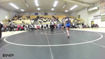 110 lbs Consi Of 4 - Ariana Mead, Jay High School vs Trinity Rickner, Glenpool Girls HS