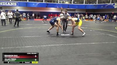 184 lbs Cons. Round 1 - Brandon Rau, Siena Heights University vs Viliam Piekh, Keiser University