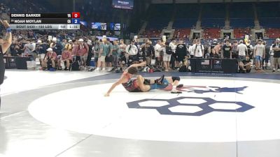150 lbs Cons. Rd Of 64 - Dennis Barker, Virginia vs Noah Moylan, California