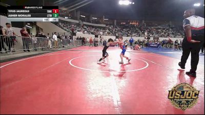 37 lbs Consolation - TITUS Jauregui, Tonkawa Takedown Club vs Asher Morales, L-Town Titans