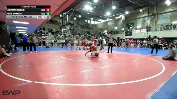 132 lbs 5th Place Match - Gus Buthod, Coweta vs Ashton Neece, Greenwood High School