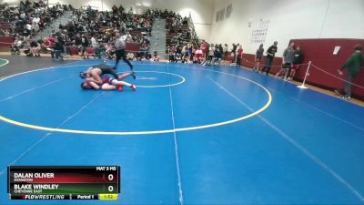 215 lbs Champ. Round 3 - Blake Windley, Cheyenne East vs Dalan Oliver, Evanston