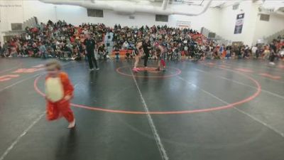138 lbs Round 2 - Jasmine Cooper, Riverton Middle School vs Avani Salinas, Worland Middle School