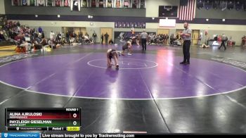 JV-1 lbs Round 1 - Alina Ajruloski, Independence vs Payzleigh Gieselman, North Scott