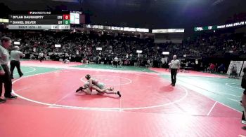 95 lbs Semifinal - Dylan Daugherty, CPWA vs Daniel Silver, GFF3