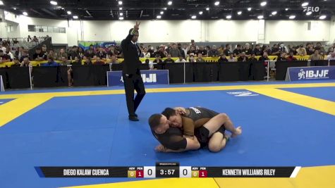 Kenneth Williams Riley vs Diego Kalaw Cuenca 2025 World IBJJF Jiu-Jitsu No-Gi Championship