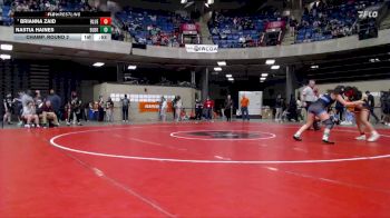 155 lbs Champ. Round 2 - Brianna Zaid, Unattached vs Nastia Haines, Unattached