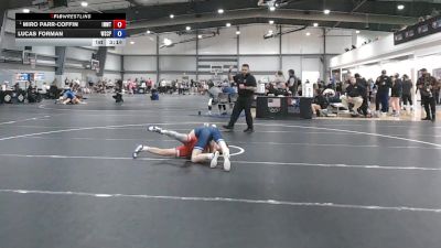 48 kg Semis - Miro Parr-Coffin, Inland Northwest Wrestling Training Center vs Lucas Forman, Wyoming Seminary College Preparatory High School Wrestling