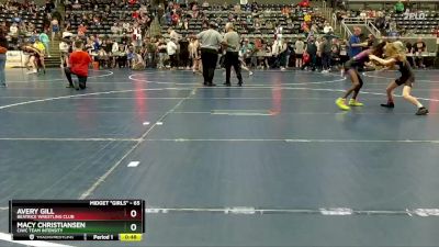 65 lbs 3rd Place Match - Avery Gill, Beatrice Wrestling Club vs Macy Christiansen, CIWC Team Intensity