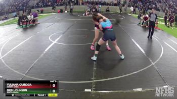 152 lbs Quarterfinal - Diem Johnson, South Tahoe vs Yuliana Quiroga, Desert Oasis