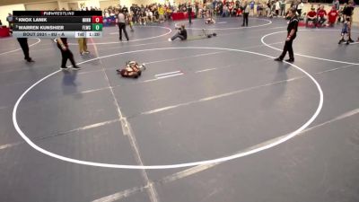 8U - A 3rd Place Match - Knox Lanik, Minnesota vs Warren Kunshier, Forest Lake Wrestling Club