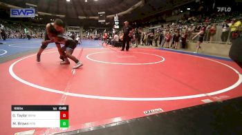 105 lbs Consolation - Gage Taylor, Broken Bow Youth Wrestling vs M'Kai Brown, Pitbull Wrestling Academy