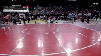 132 lbs Cons. Round 2 - Riggs Banta, South Fremont vs Ryker Hemmert, Soda Springs