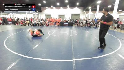 140 lbs Maxwell Countryman, Missouri Red vs Braxton Wade, Iowa Blue