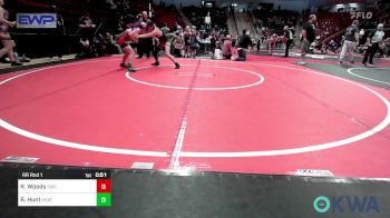 125-135 lbs Rr Rnd 1 - Riley Woods, Salina Wrestling Club vs Breanna Hunt, Heat