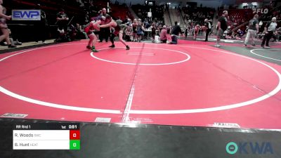 125-135 lbs Rr Rnd 1 - Riley Woods, Salina Wrestling Club vs Breanna Hunt, Heat