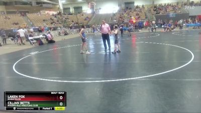 112 lbs Champ. Round 1 - Laken Fox, Eagle Talon vs Cillian Betts, Nolensville Wrestling Club