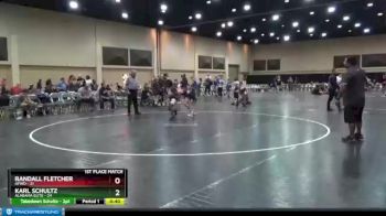 90 lbs Finals (2 Team) - Randall Fletcher, AYWO vs Karl Schultz, Alabama Elite