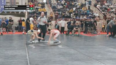 95_B lbs Round Of 32 - Harper Thomas, Canon McMillan vs Cade Brown, Council Rock South