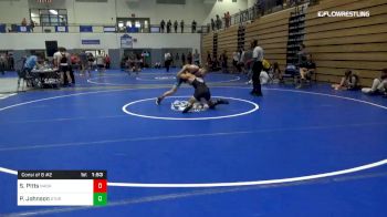 138 lbs Consi Of 8 #2 - Sean Pitts, Nashville Catholic Wrestling vs Phin Johnson, Storm Wrestling