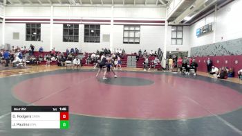 175 lbs Round Of 16 - David Rodgers, Cardinal Newman vs Jared Paulino, St. Paul's School