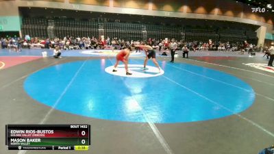 190 lbs Cons. Round 2 - Edwin Rios-Bustos, Golden Valley (Merced) vs Mason Baker, North Valley