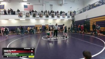 115 lbs Quarterfinal - Vincent Jackson, Lander Middle School vs Noah Blakley, Greybull MS