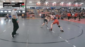 133 lbs Cons. Semi - Brady Baker, Pitt-Johnstown vs Kyle Von Schmidt, Shippensburg