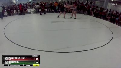 238 lbs Round 1 - Addison Marschman, Nebraska vs Audre Herron, Nebraska