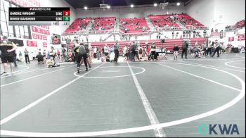 132-146 lbs Rr Rnd 3 - Kenzi Coker, Yukon Wrestling Academy vs Hunter Werner, Tecumseh Youth Wrestling