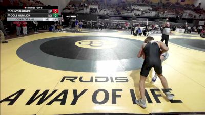 132 lbs Consi Of 8 #1 - Clint Plotner, Lake Highland Prep vs Cole Gumlick, Lakeway Christian