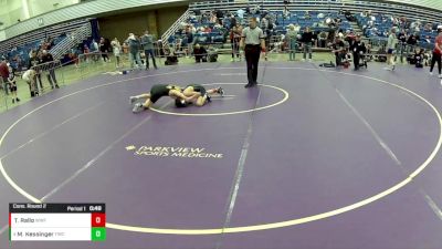 14U Boys - 92 lbs Cons. Round 2 - Tim Rallo, Wentzville Wrestling Federation vs Max Kessinger, Floyd Wrestling Club