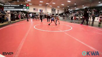 57-61 lbs Rr Rnd 2 - Nashton Whitekiller, Seneca Youth Wrestling Club vs Alex Freeman, Muskogee Rougher Youth Wrestling