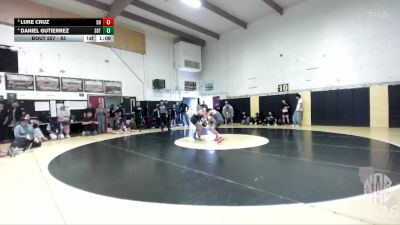 83 lbs Quarterfinal - Luke Cruz, Dark Horse vs Daniel Gutierrez, SBTC