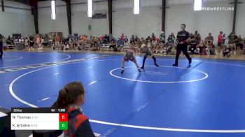 55 lbs Consolation - Noah Thomas, King Select vs Kao Grijalva, Hotshots