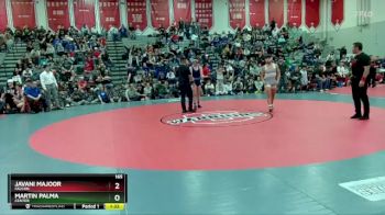 165 lbs 1st Place Match - Javani Majoor, Falcon vs Martin Palma, Center