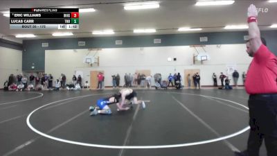 175 lbs Champ. Round 1 - Eric Williams, Bishop Kelly High School vs Lucas Carr, Timberline High School